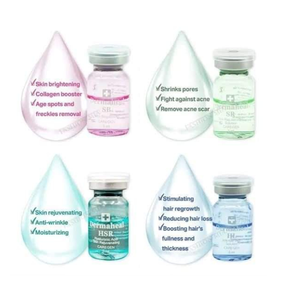 Dermaheal Hsr/Sr/Sb Hyaluronic Acid Skin Rejuvenating Promote Collagen Production Anti Wrinkles Fine Lines Enhance Skin Eelasticity Hyaron Fillmed
